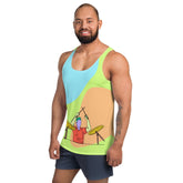 Drummer Unisex Tank Top 3.3 Front View